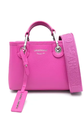 Emporio Armani ロゴ ショルダーバッグ | ピンク | FARFETCH JP