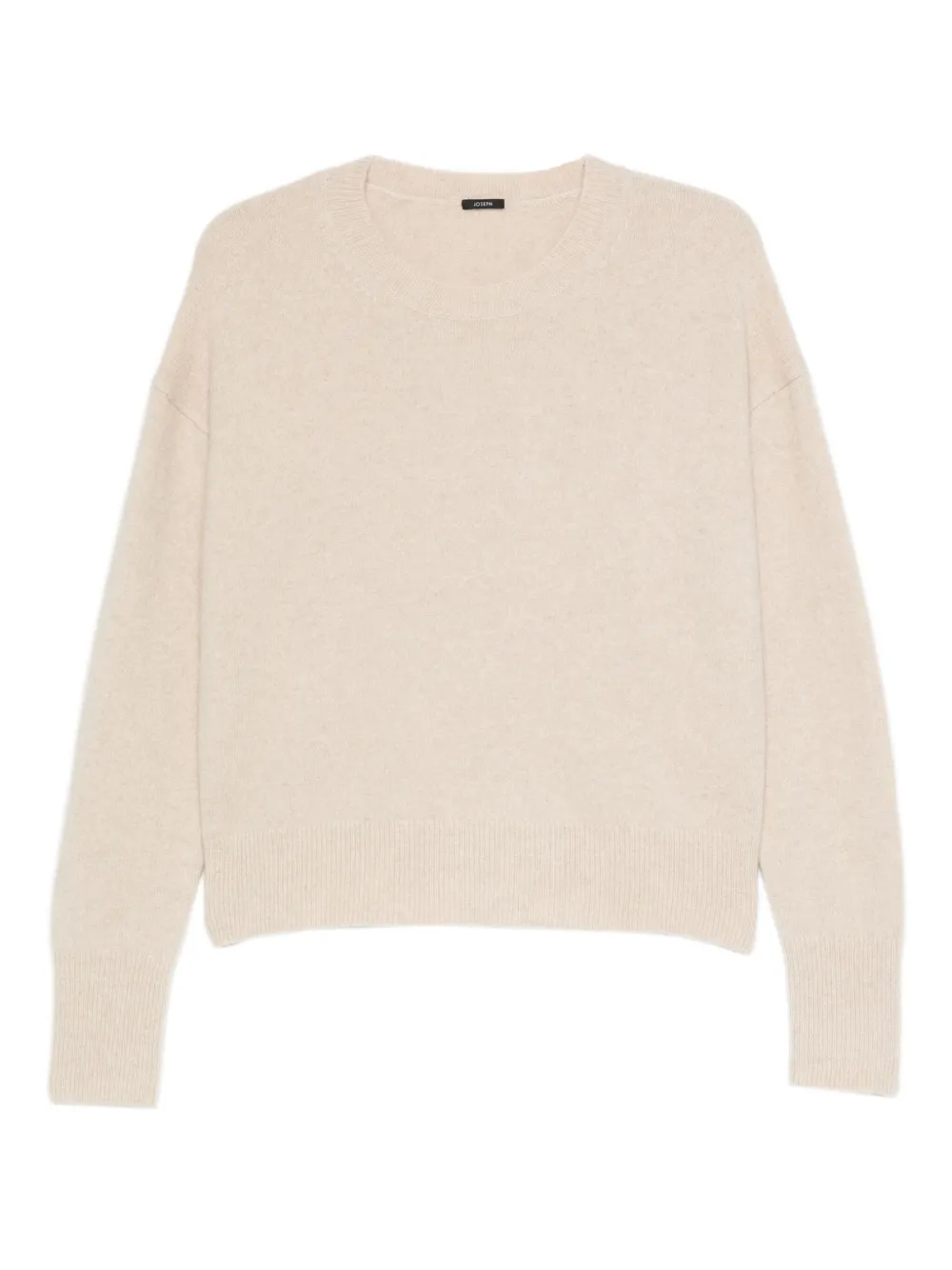 JOSEPH round-neck cashmere sweater | Neutrals | Image 1