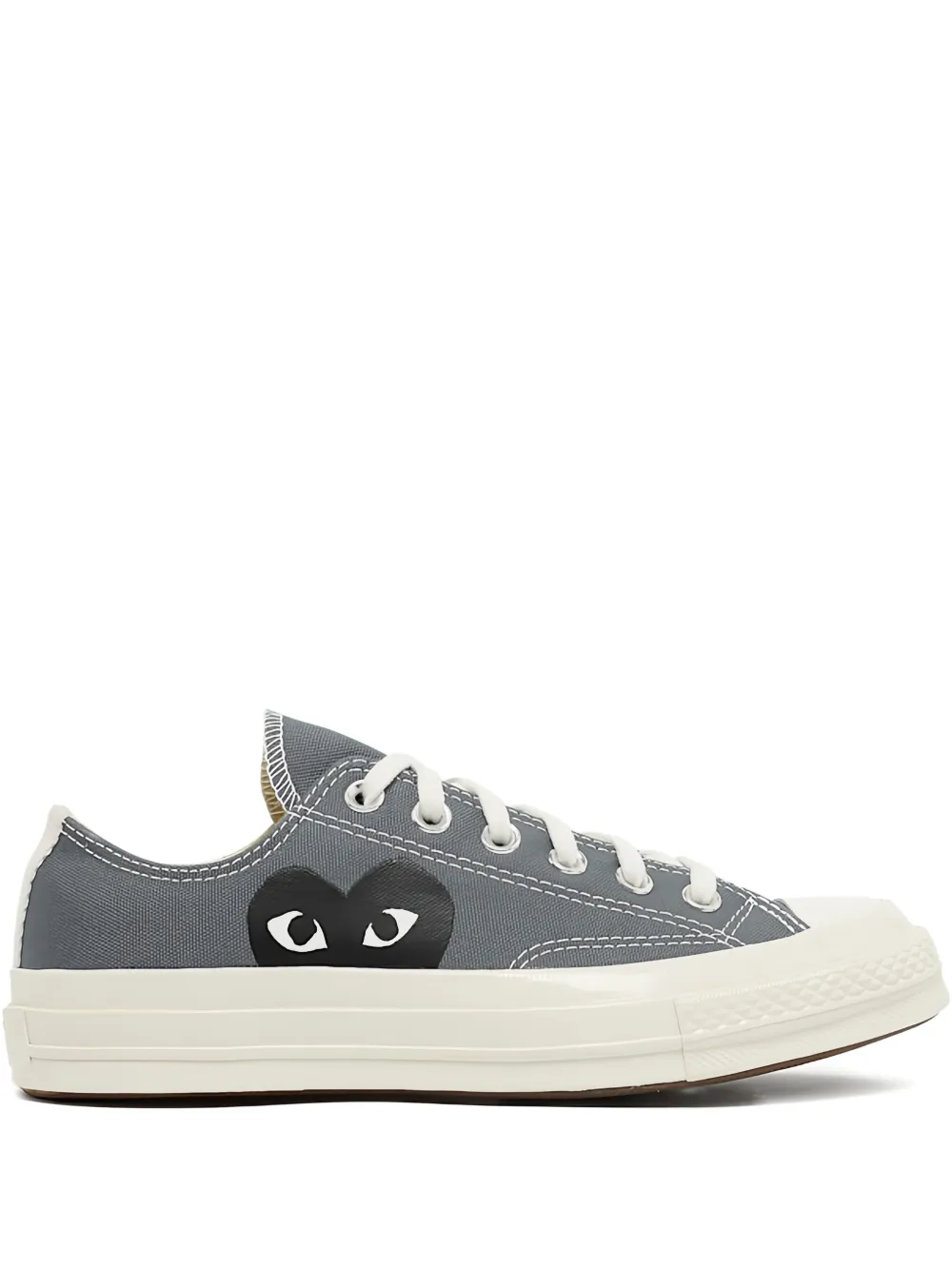 Comme Des Garçons Play x Converse logo-detail low-top sneakers | Grey | Image 1