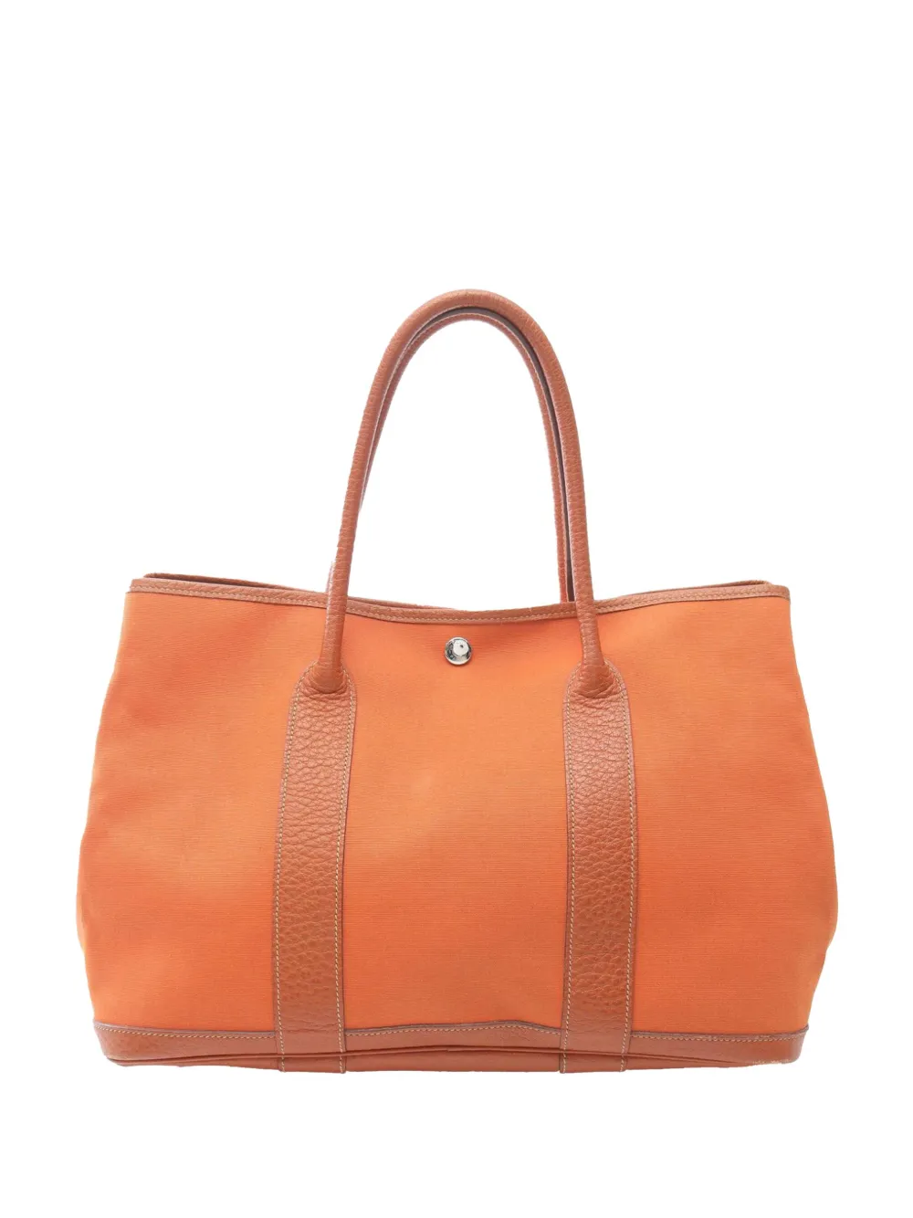 Hermès Pre-Owned 2006 トワル ネゴンダ ガーデンパーティー 36 トートバッグ - オレンジ Hermès Pre-Owned 2006 トワル ネゴンダ ガーデンパーティー 36 トートバッグ - オレンジ