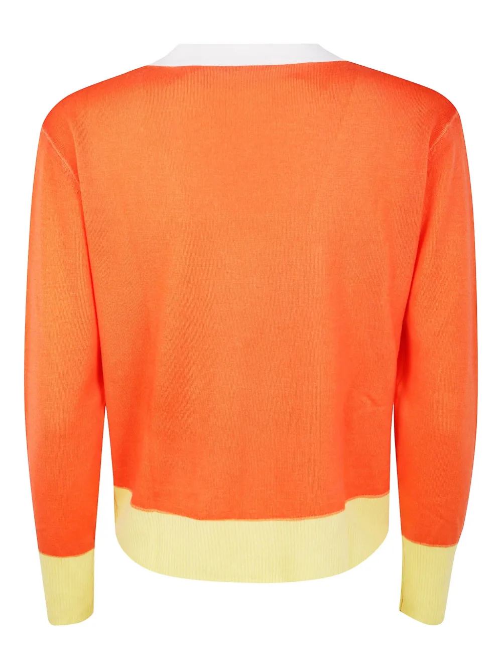 In Bed With You V Neck Pockets Cardigan Jacket In Orange