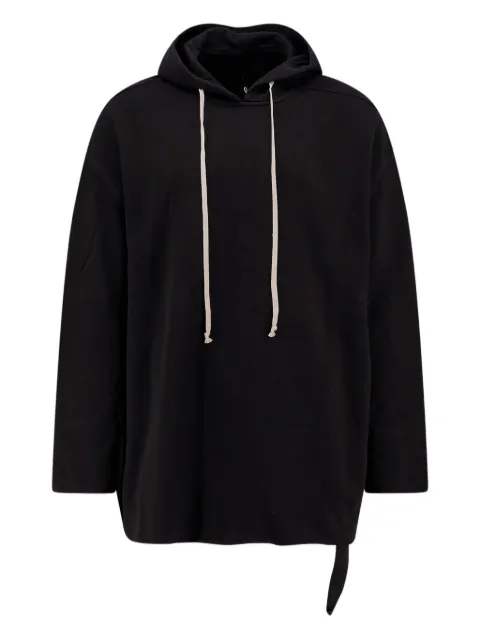 Rick Owens DRKSHDW hoodie con cordones en el dobladillo
