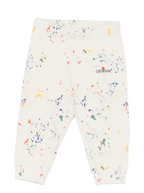 Off-White Kids paint-splatter trousers