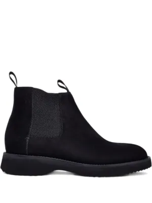 Toga Virilis stud-embellished Suede Ankle Boots | Blue | FARFETCH