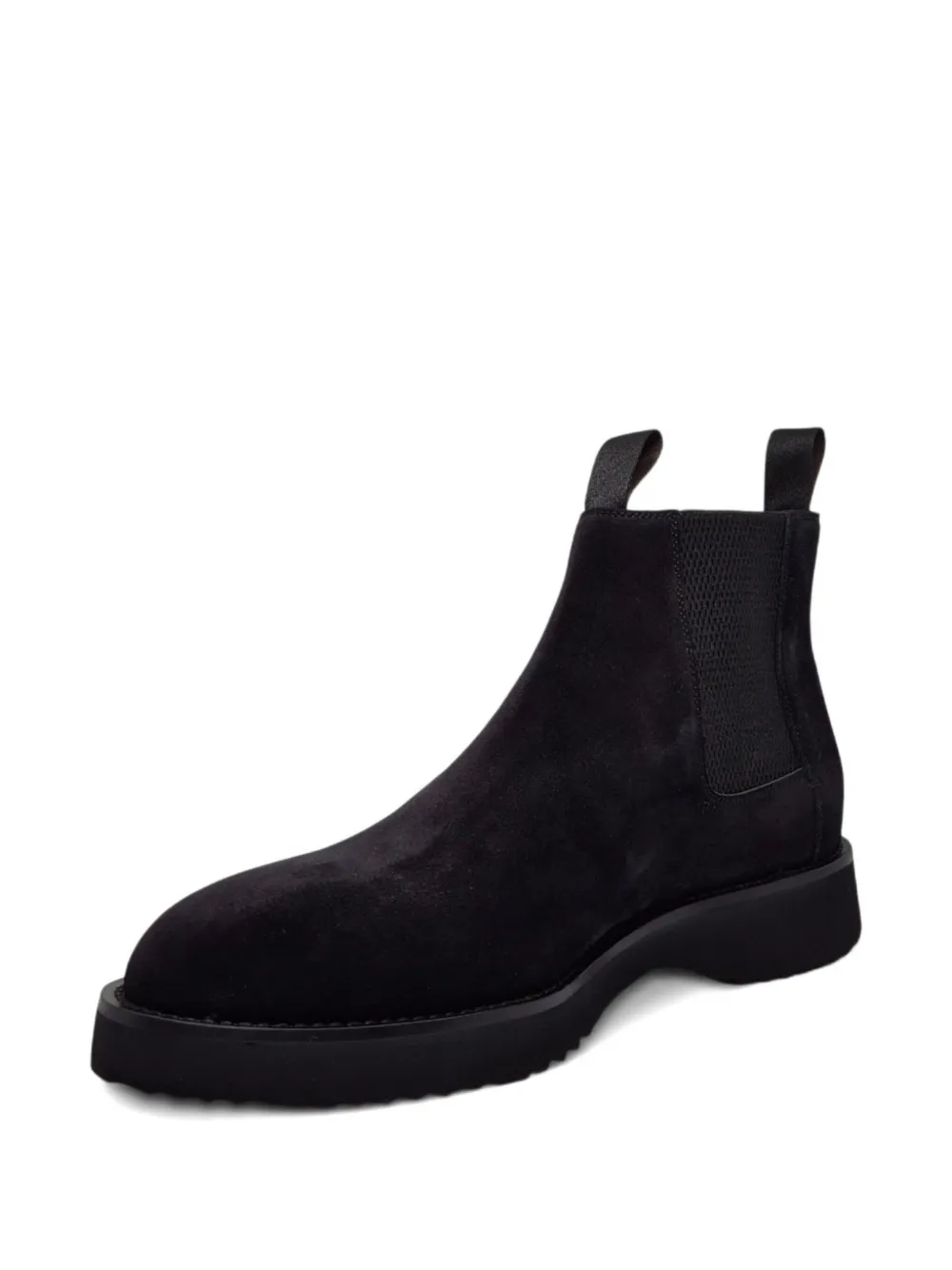 Barrett suede elastic-panel chelsea boots Black