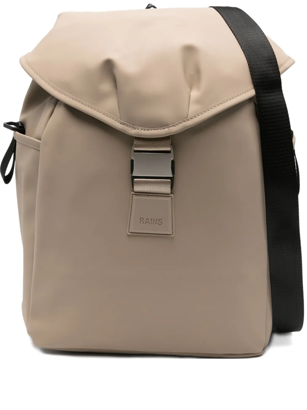Rains Buckle-fastening Roll-top Backpack In Neutral