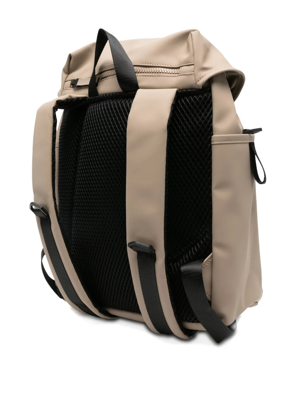 Rains Buckle-fastening Roll-top Backpack In Neutral