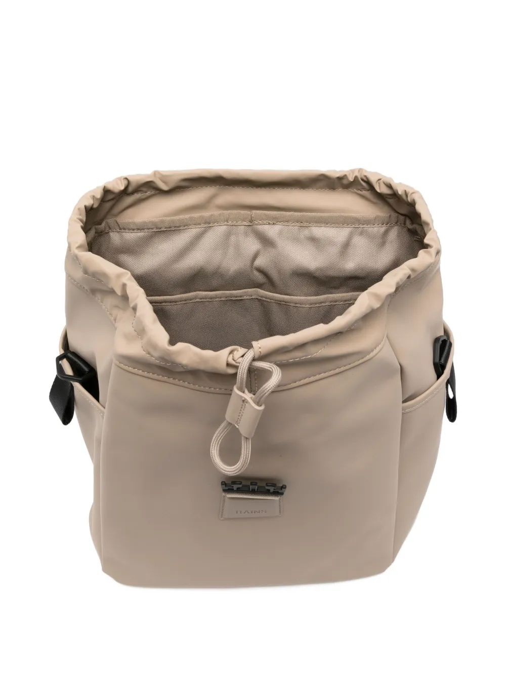 Rains Buckle-fastening Roll-top Backpack In Neutral