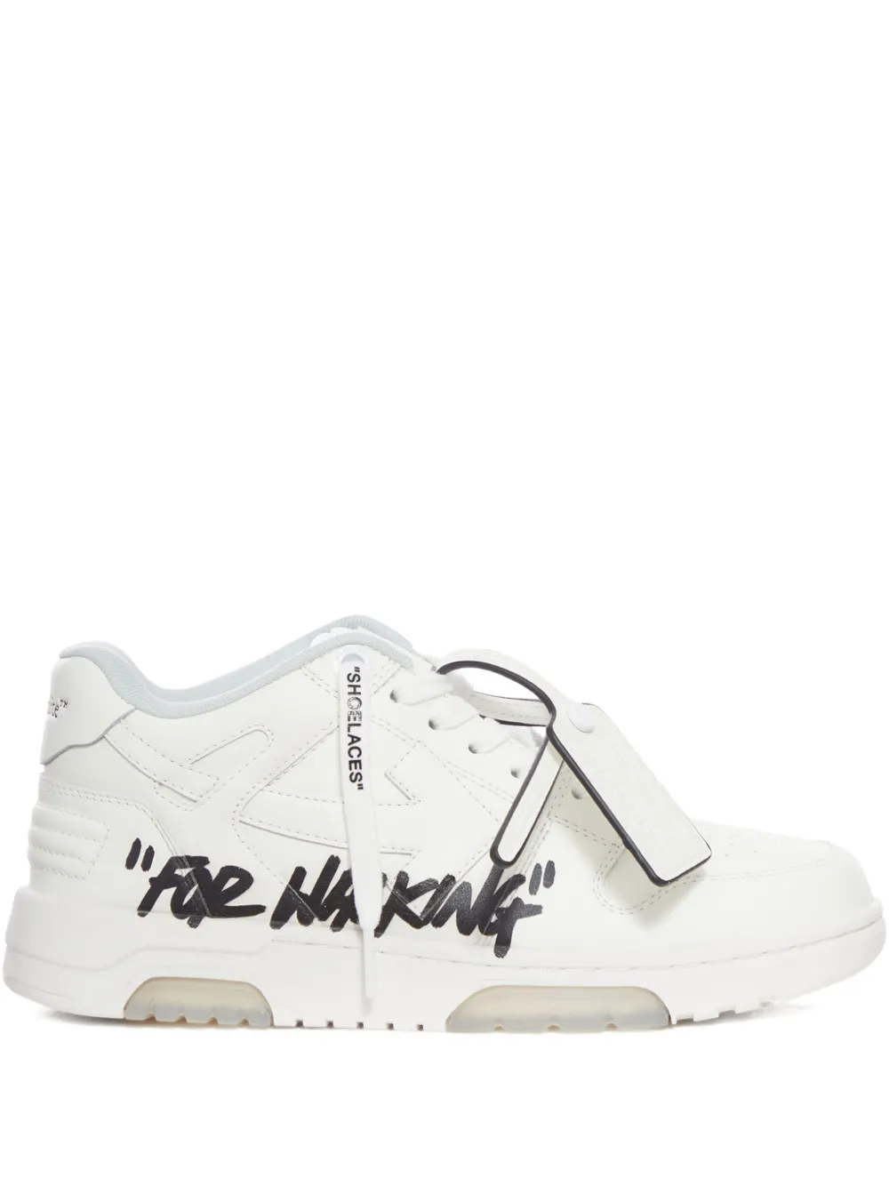 Off-white Out Of Office Graffiti-print Low-top Sneakers In White