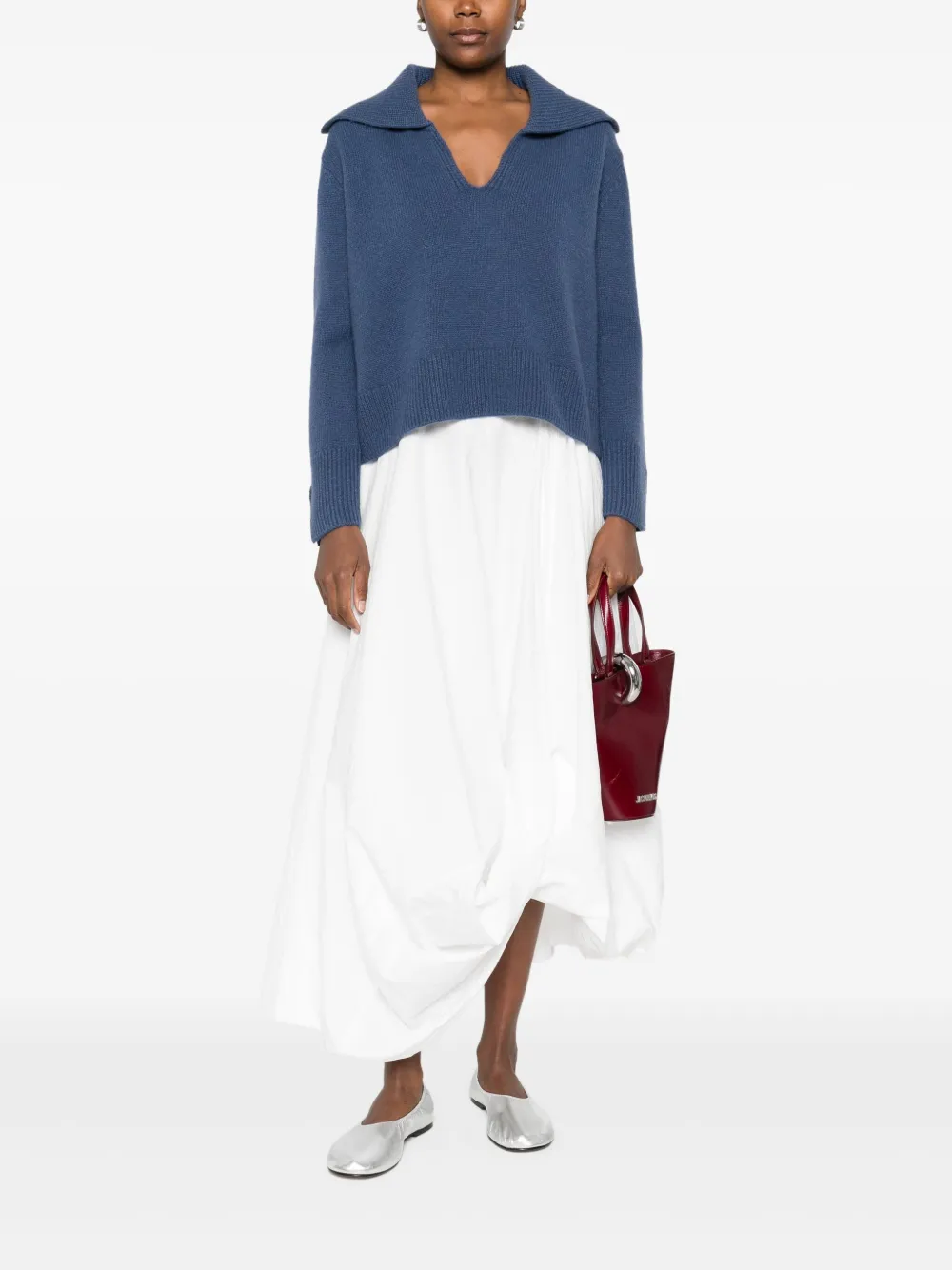 arch4 ribbed-hem cashmere sweater | Knitted Sweaters | Image 2