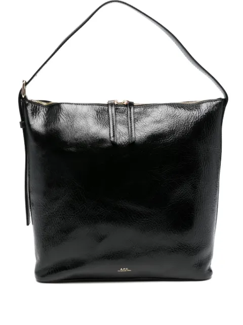 A.P.C. sac à main en cuir à fermeture zippée