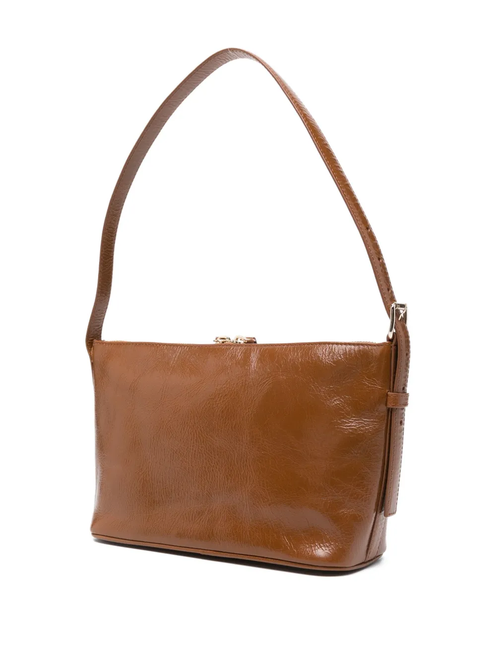 Apc Leather Buckle-detail Tote Bag In Brown