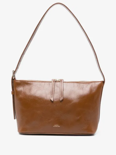 A.P.C. leather buckle-detail tote bag