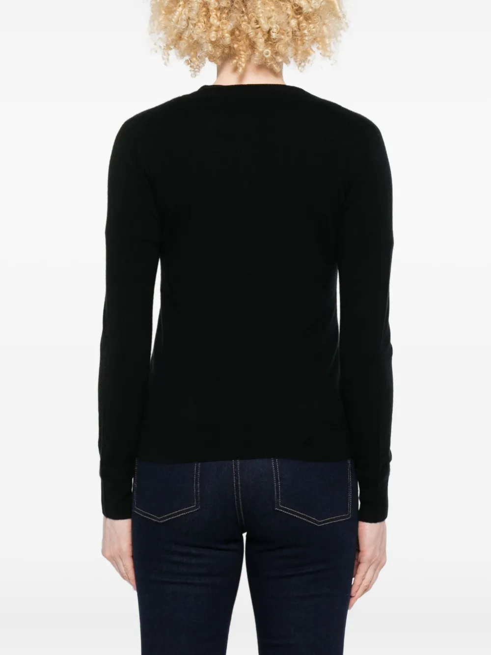 Arch4 Front-button Cardigan In Black
