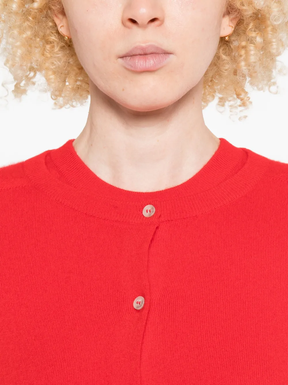 Arch4 Button-front Cardigan In Red