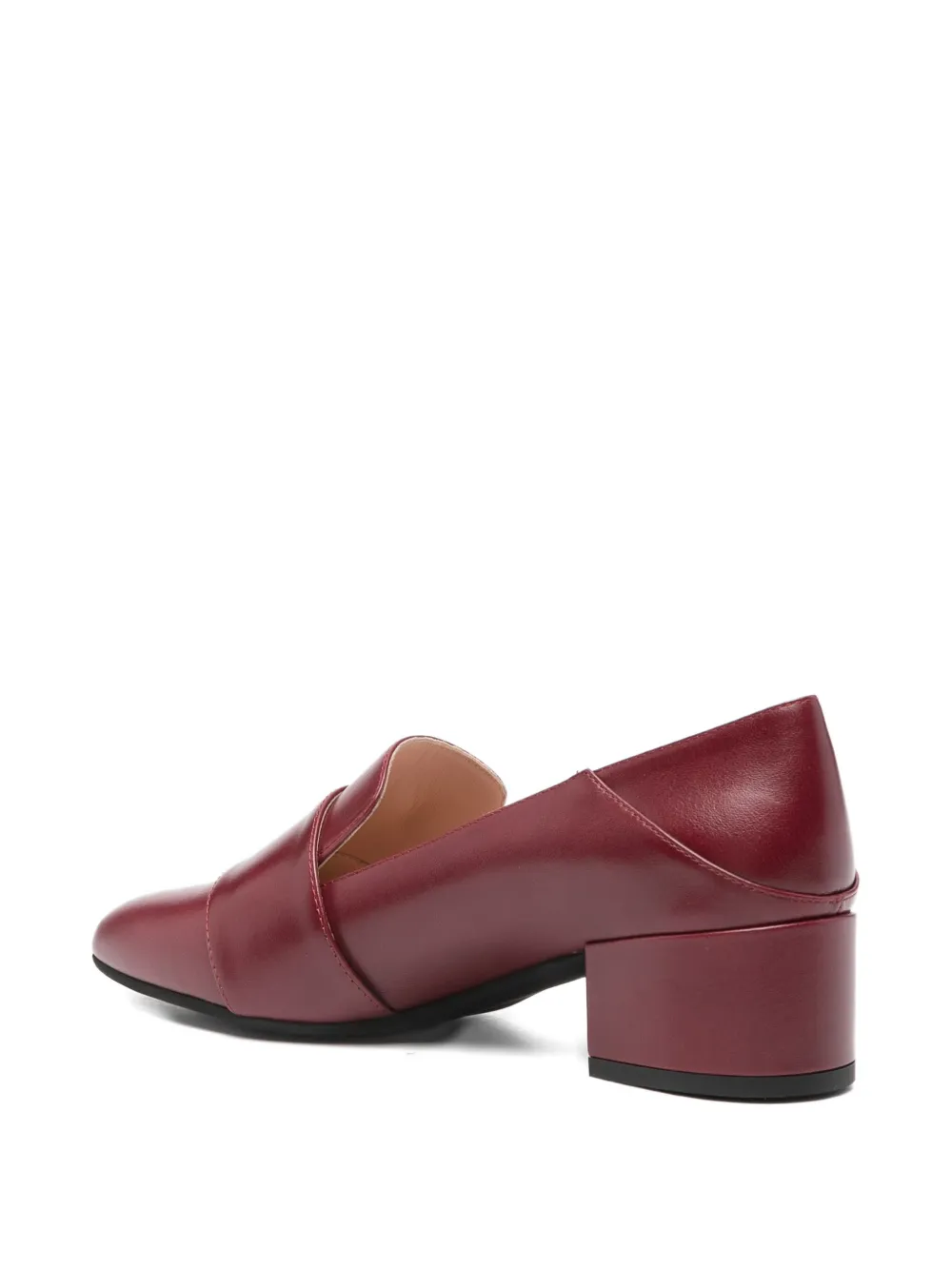Bally 40mm buckle heeled pumps Red