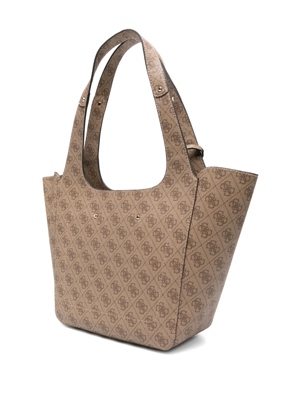 GUESS USA Heuptas met logoplakkaat - Beige
