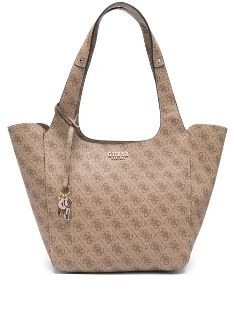GUESS USA logo-plaque tote bag
