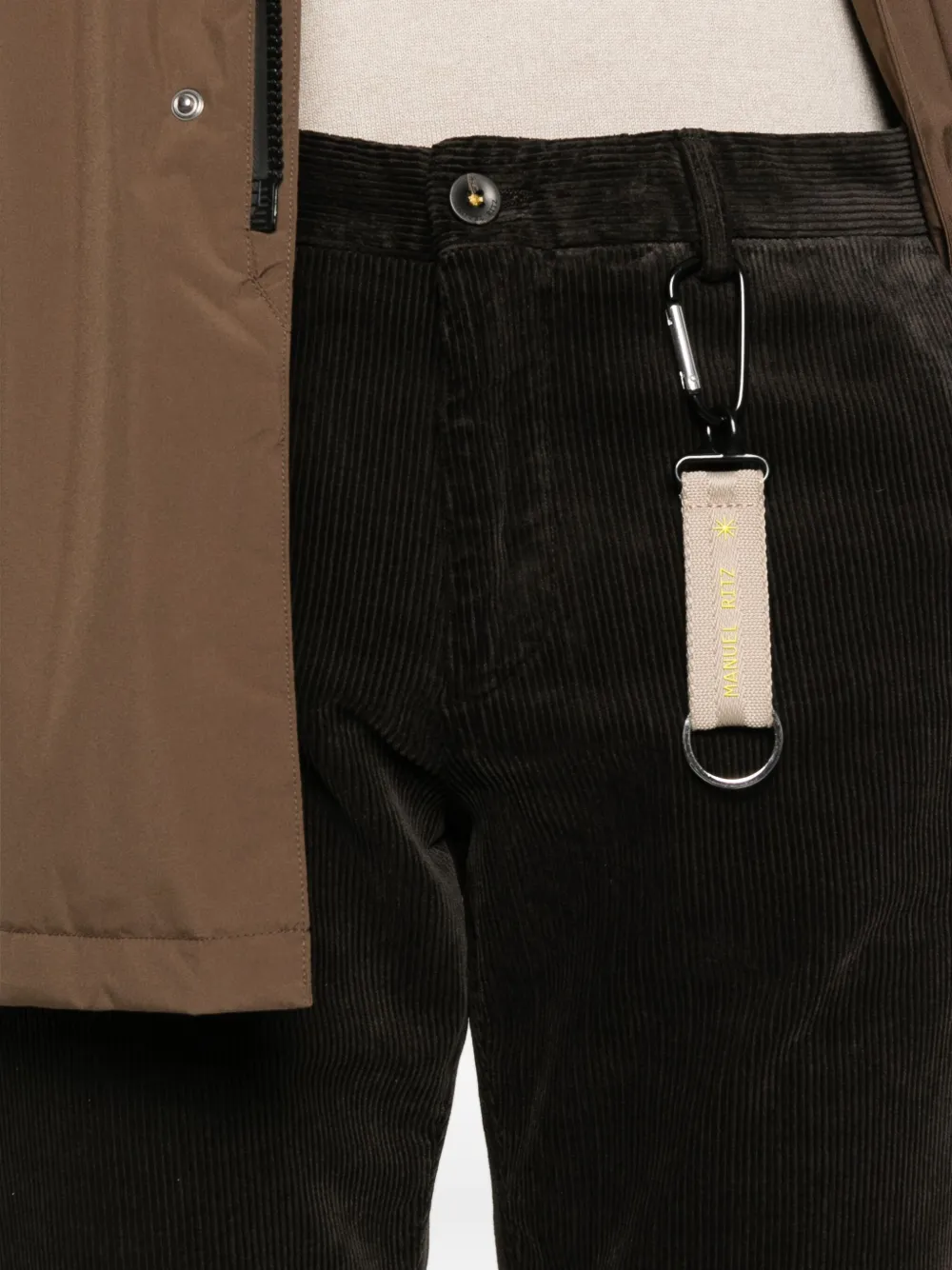Manuel Ritz Corduroy Pants In Black