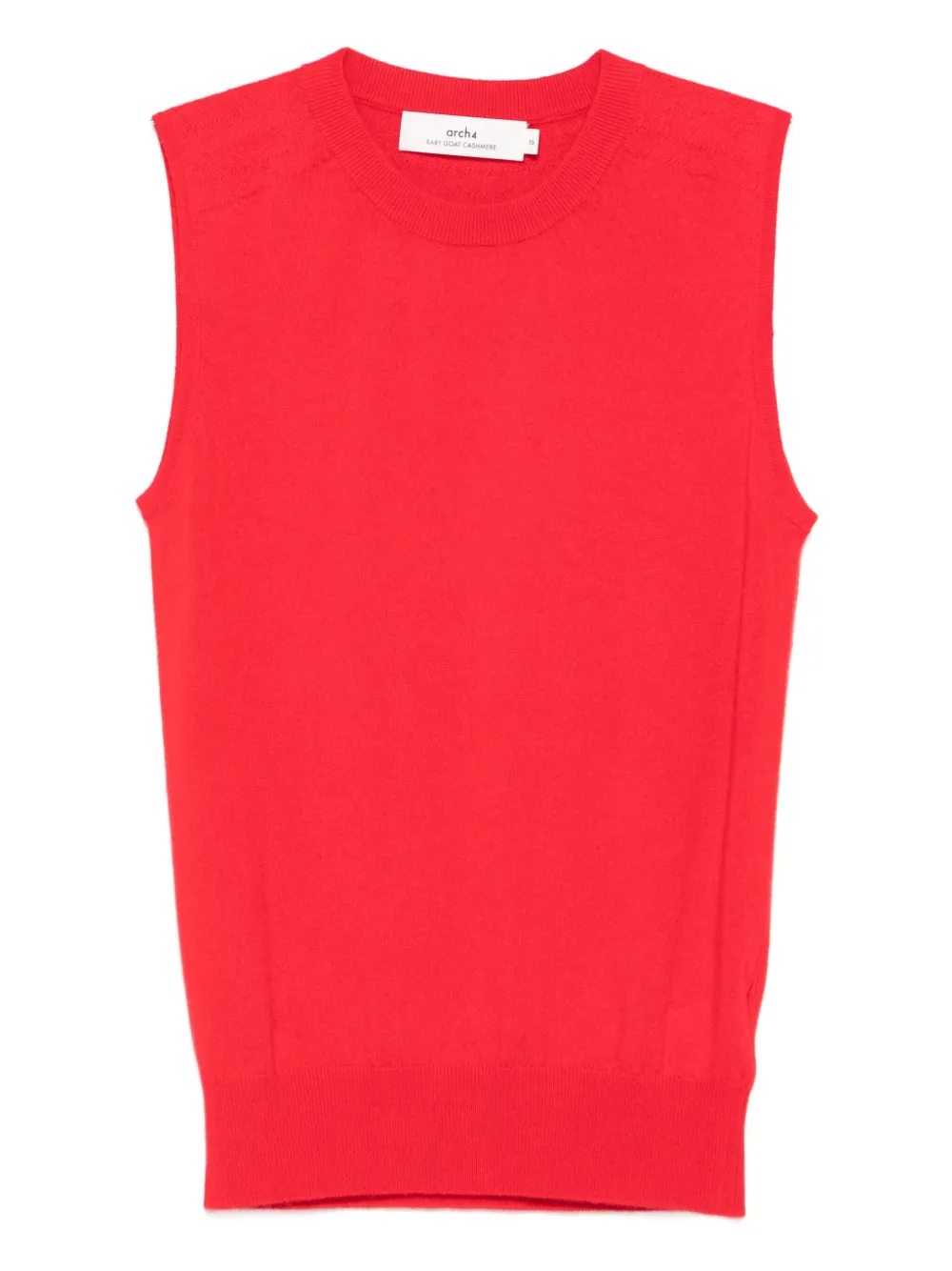 arch4 Alessandra round-neck sleeveless top | Red | Image 1