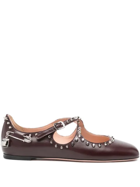Bally Baunty studded-detail ballerina 