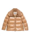 Herno fur-trimmed puffer jacket - Brown