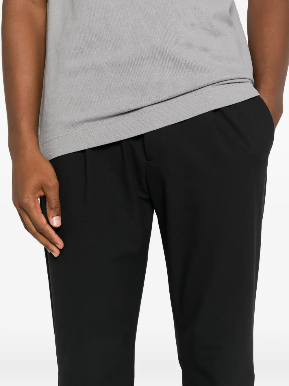 Herno Broek met trekkoord Zwart