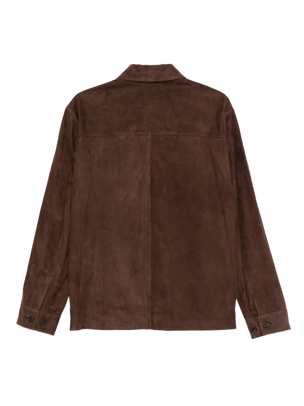 Arma flap-pocket suede overshirt | Shirt Jackets | Image 2