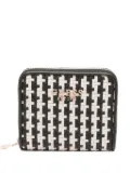 GUESS USA Mirema woven zip-around wallet - Black
