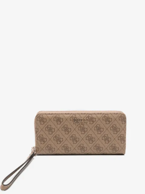 GUESS USA cartera con placa del logo y cierre