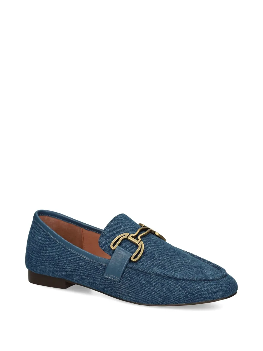 Bibi Lou denim chain-link loafers - Blauw