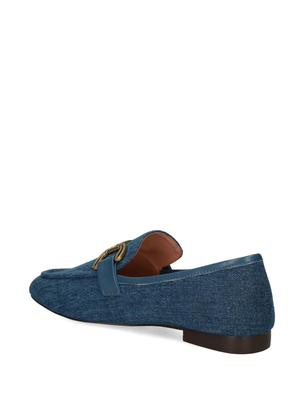 Bibi Lou Woman Loafers Blue Size 8 Leather In Blue