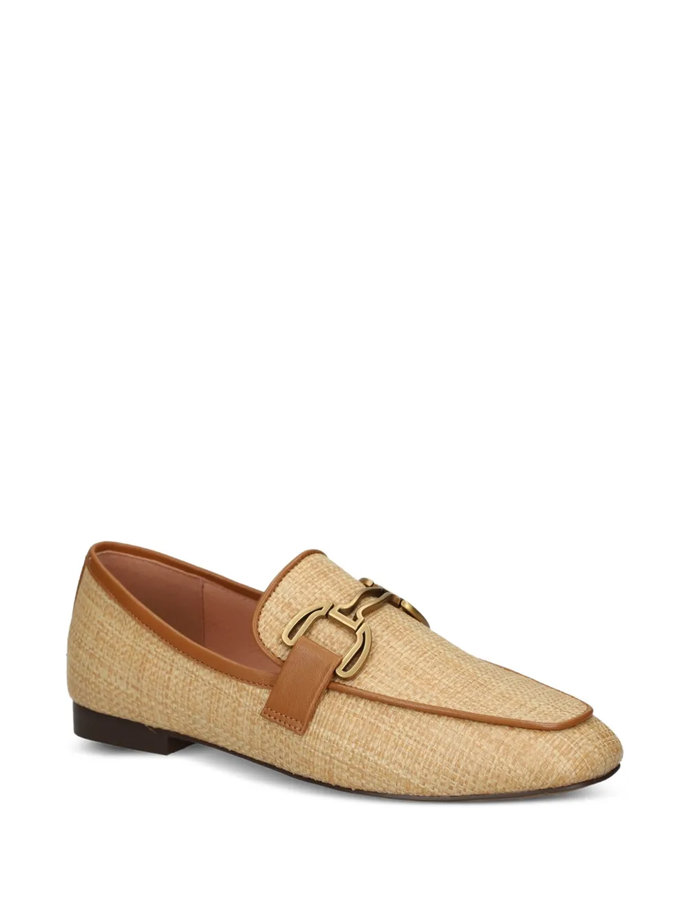 Bibi Lou woven chain-link loafers Neutrals