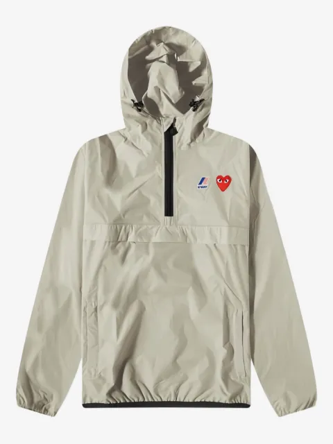 Comme Des Garçons Play x K-Way veste à col zippé