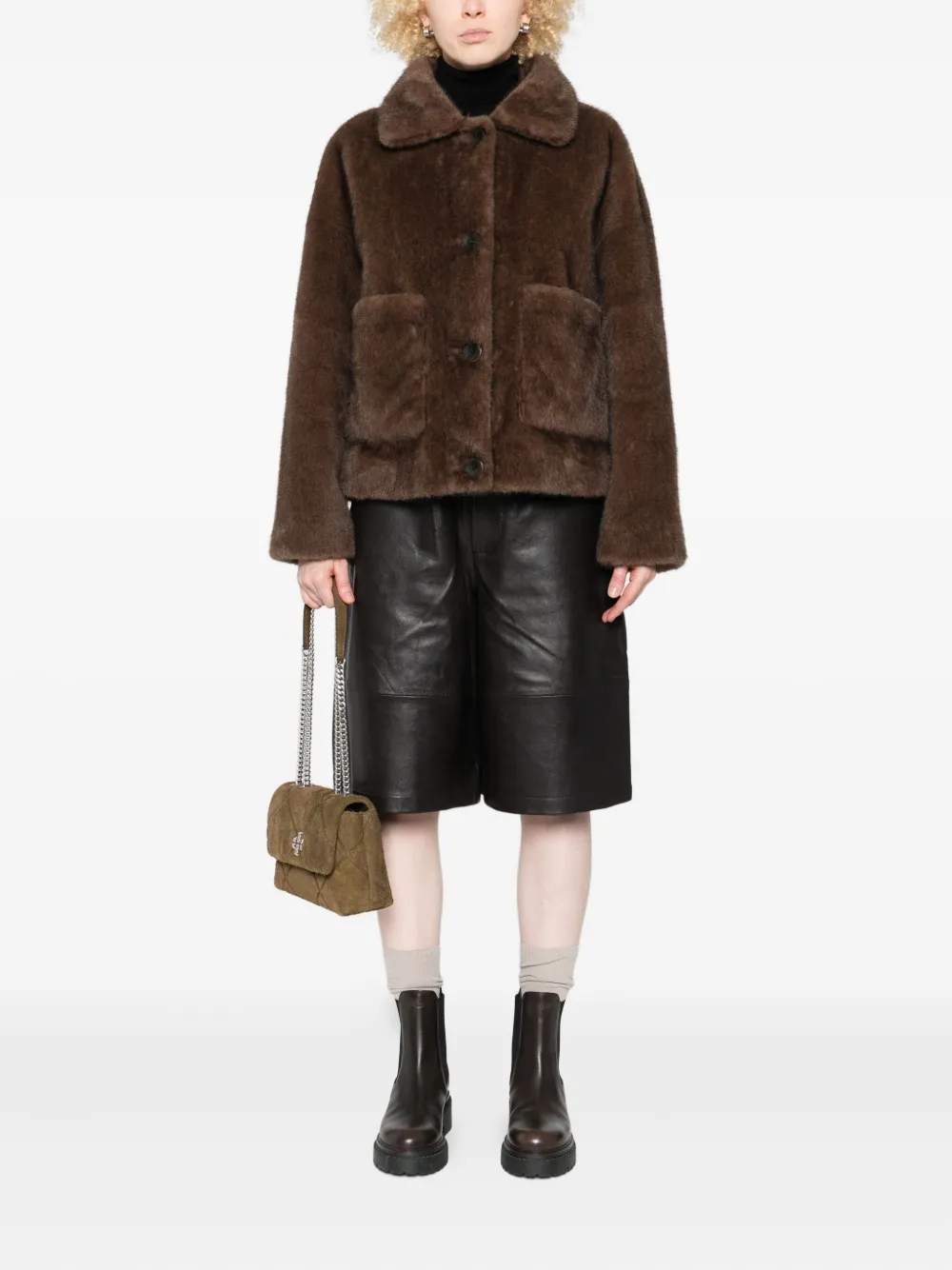 Studio Ar Faje faux-fur jacket | Faux Fur & Shearling Jackets | Image 2