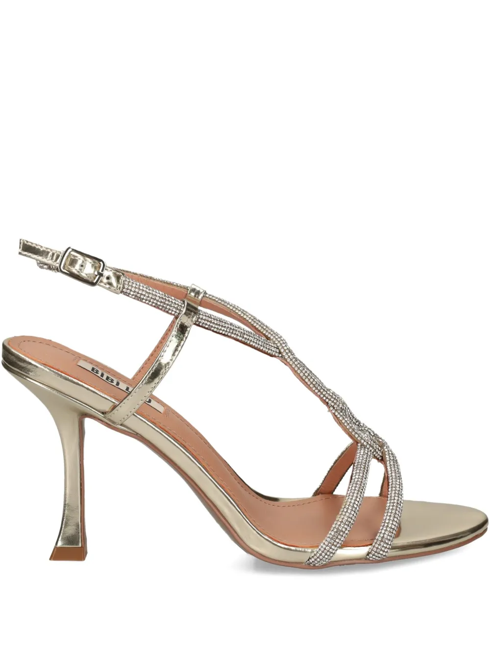 Bibi Lou 90mm Wanda embellished stiletto sandals Silver