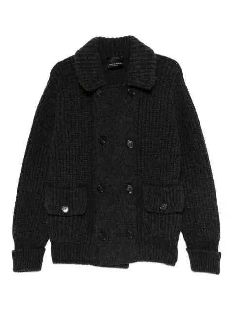Roberto Collina double-breasted patch-pocket cardigan