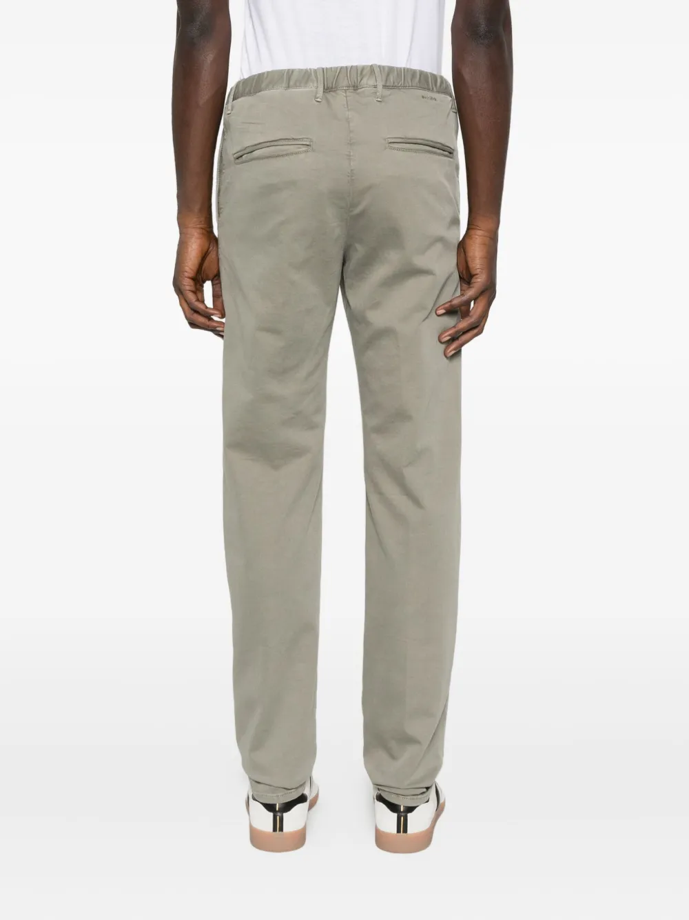 Incotex Trainingsbroek met elastische tailleband Groen