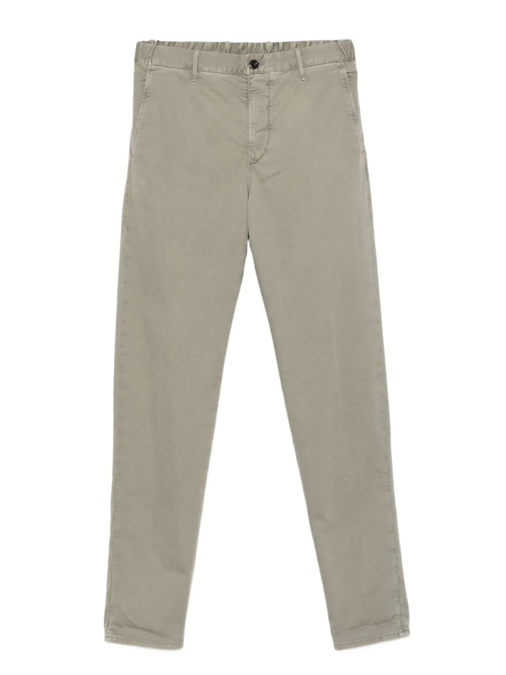 Incotex elastic-waistband trousers | Green | Image 1
