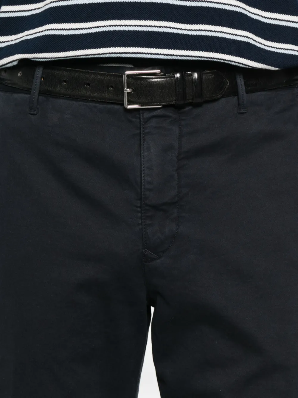 Incotex Broek met elastische taille Blauw