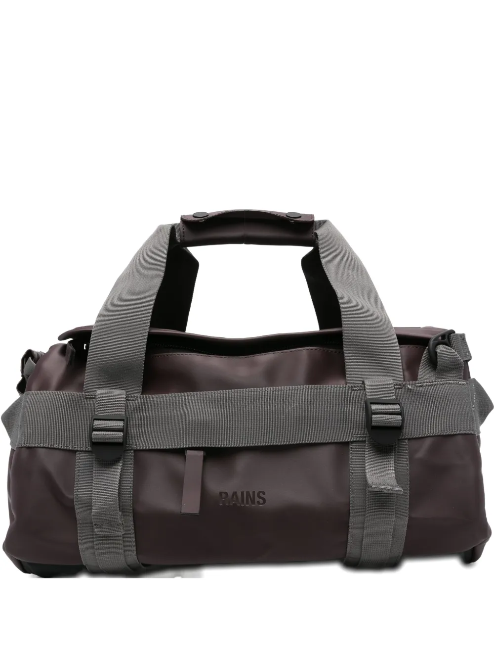 Rains logo-detail holdall backpack | Brown | Image 1