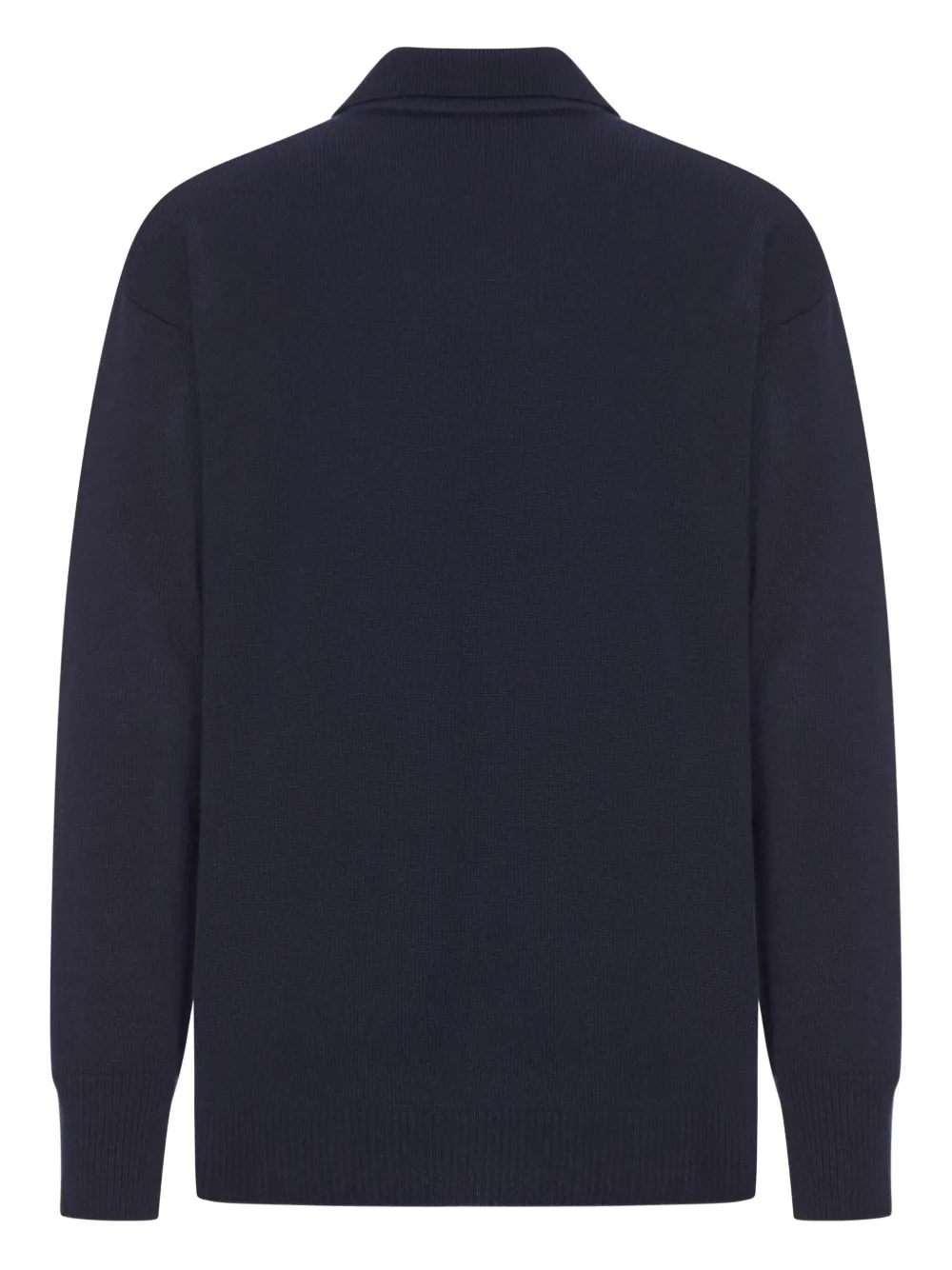 Roberto Collina polo-neck wool sweater - Blauw