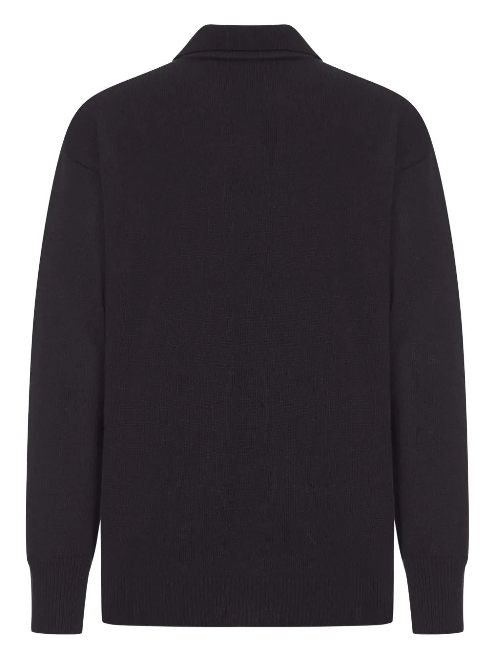 Roberto Collina polo-neck wool sweater - Zwart