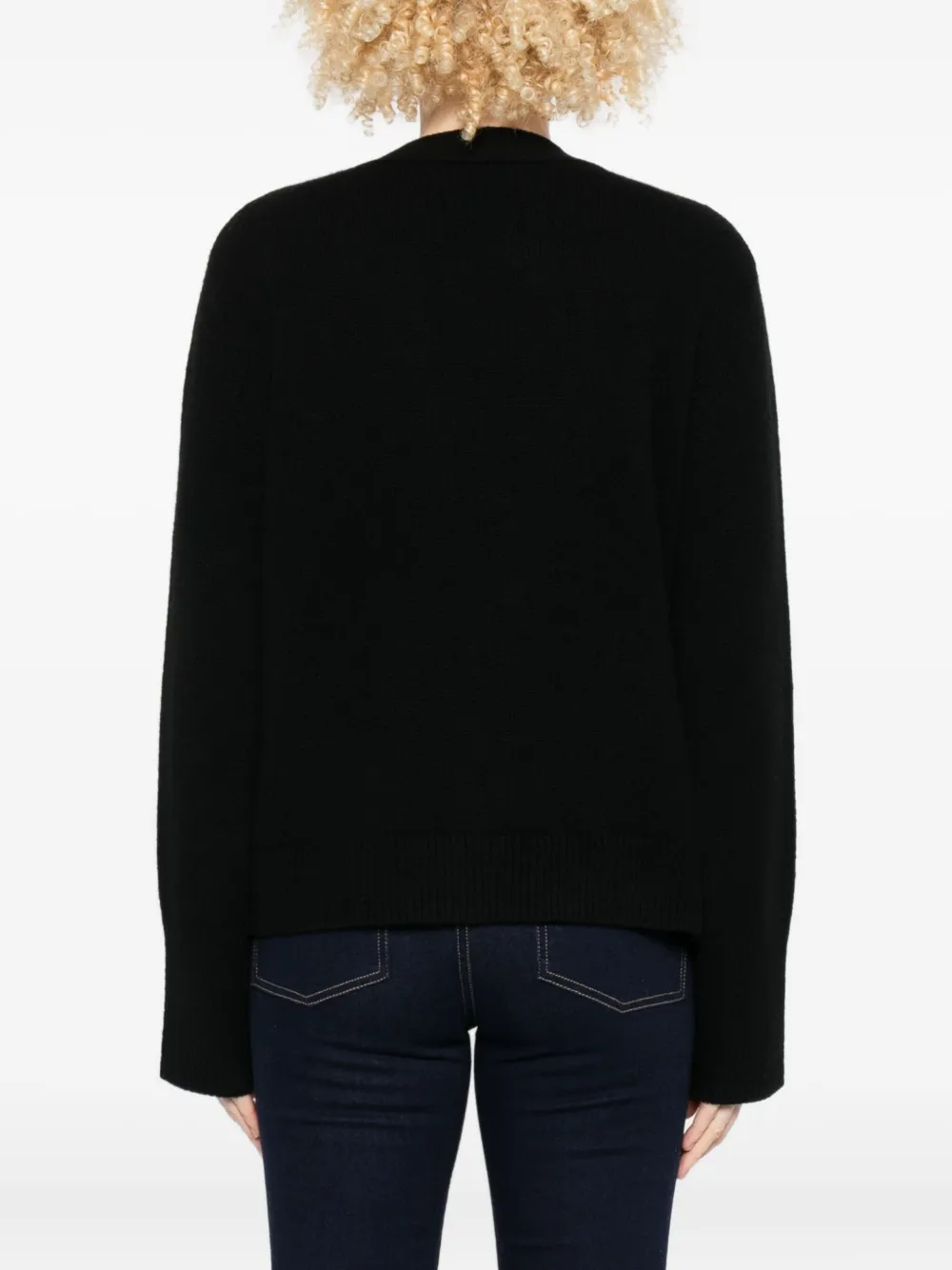 Arch4 Pocket Button Cardigan In Black