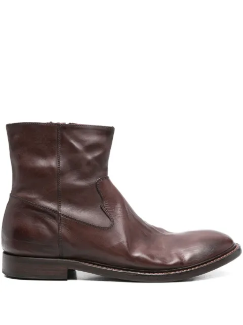 Moma zip-detail leather boots