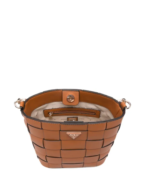 GUESS USA Maylee Bucket Bag | Brown | FARFETCH GE display picture 3