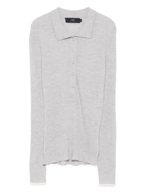 arch4 ribbed polo top