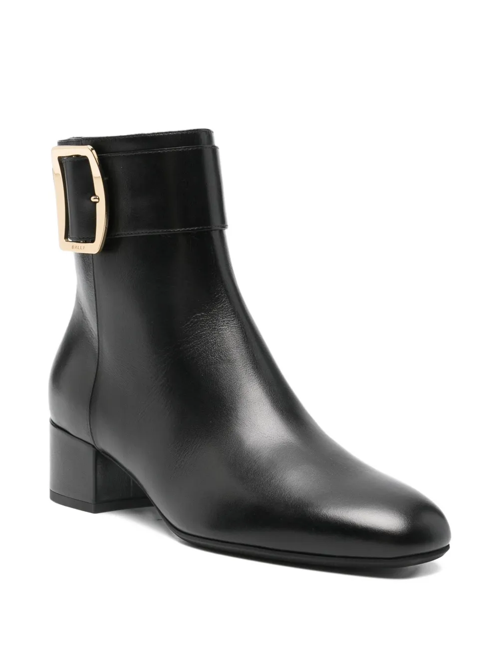 Bally 40mm buckle-fastening leather ankle boots Black