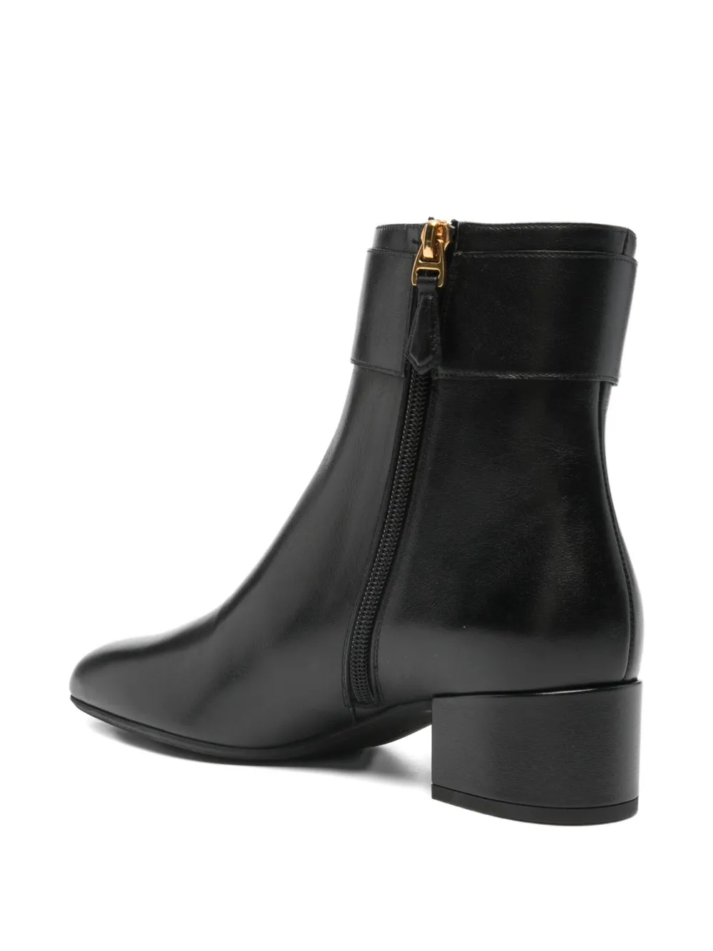 Bally 40mm buckle-fastening leather ankle boots Black