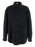 Fear Of God button-fastening wool shirt - Black